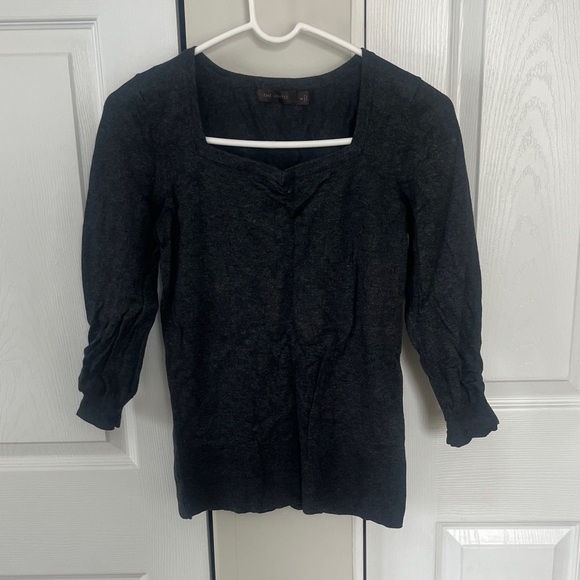 The Limited Sweaters - The Limited Charcoal Women's Sweater